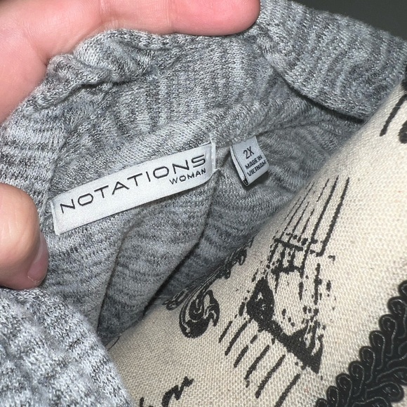 *5/$20* Grey Cardigan - Picture 3 of 3